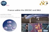 France within the SRCSC and SKA...2019-2020: Revision of the French TGIR roadmap • CNRS & MSF coordinates preparation of French insertion within SKAO, and to the SRC and ESRC infrastructures
