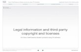 Legal information and third party copyright and licenses...LIABILITY, WHETHER IN CONTRACT, STRICT LIABILITY, OR TORT (INCLUDING NEGLIGENCE OR OTHERWISE) ARISING IN ANY WAY OUT OF THE
