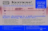 Kernow OVENS Oven & Hob Cleaning Specialist BBQs cleaned …kernowovenclean.net/price_list.pdfOven & Hob Cleaning Specialist Fully insured & member of The Association of Approved Oven