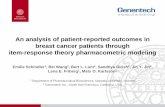 An analysis of patient-reported outcomes in breast cancer ...An analysis of patient-reported outcomes in breast cancer patients through item-response theory pharmacometric modeling