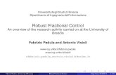 Robust Fractional Control - UCMerced | The MESA Labmechatronics.ucmerced.edu/sites/mechatronics.ucmerced... · 2014. 11. 3. · Outline 1 Fractional PID control Tuning rules 2 H∞