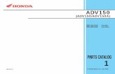 (ADV150/ADV150A) - Honda Sanjaya Motor...KELOMPOK MESIN KELOMPOK RANGKA INDEKS NOMOR PART INDEKS NAMA PART D A F T A R I S I 2 1 3 5 4 1 01.06.2019 • Parts catalog ini telah dibuat