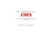PZ CORMAY S.A.ir.pzcormay.pl/userfiles/file/Kwartalne/3_2009/ang/Individual financial... · PZ CORMAY S.A. | B. INTRODUCTION TO INDIVIDUAL FINANCIAL STATEMENT 6 2009-09-30 2008-12-31