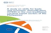 A study on skills for trade and economic diversification (STED) in … · 2020. 5. 16. · 4Ps Pantawid Pamilyang Pilipino Program . iii Contents ... 1.4 Theoretical framework ...