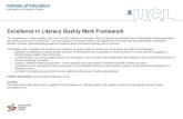 Excellence in Literacy Quality Mark Framework...A systematic synthetic phonics programme is used consistently across the school in a multisensory manner to enable all learners to blend