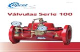 Válvulas Serie 100 - turiego.es · adicionales como estranguladores o válvulas en paralelo. • Apto para todo tipo de líquidos, incluyendo agua de mar y efluentes químicos. •