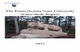 The Pennsylvania State University Watersheds Report€¦ · Fox Hollow Drainage Basin ... permitted in these areas without the approval of the Penn State Office of Physical Plant