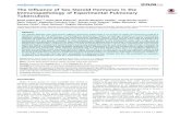 The Influence of Sex Steroid Hormones in the ... · The Influence of Sex Steroid Hormones in the Immunopathology of Experimental Pulmonary Tuberculosis Estela Isabel Bini1,2, Dulce