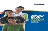 AMWAY INDIA BUSINESS STARTER GUIDE - Dealer, Service Center · 2017. 1. 31. · • Amway’s commitment to educate the visually-im-paired, led Amway to launch an Android-based application