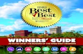 WINNERS’ GUIDE · 10/20/2020  · Dining, Services, Shopping, Professionals, Health & Beauty, Entertainment & Leisure, Education and Community Brag. The Top 5 nominated in each
