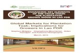 Global Markets for Plantation Teak; Implications for ...laoplantation.org/wp-content/uploads/2018/08/VALTIP-Teak-Market-… · ACIAR FST/2010/012: Global Markets for Plantation Teak