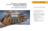 New Fluke 106/107 Palm-sized Digital Multimeters · 2019. 10. 13. · Fluke 106/107 Palm-sized Digital Multimeters Fluke 106 and 107 put measurements in the palm of your hand The
