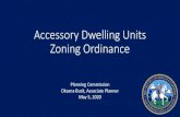 Accessory Dwelling Units Zoning Ordinance Dev/Planning... · 2020. 5. 5. · Junior ADU (JADU) fully contained within the primary dwelling unit and is less than 500 square feet(i.e.,