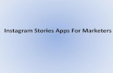 Instagram Stories Apps For Marketers