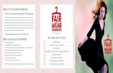 Wer ist die Fair Wear Foundation? · 2013. 10. 15. · info@fairwear.nl Wer ist die Fair Wear Foundation? unser Ziel ist die Verbesserung der arbeitsbedingungen in der Bekleidungsindustrie.