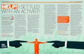 Activism & Engagement | Settlements Settlements | Activism ... ... activism typically see a departure
