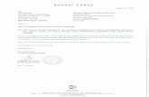 BHARAT FORGE · has been followed. Boundary and Scope of Reporting The report covers financial and non-financial information and activities of Bharat Forge Limited, India for the