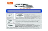 New OPEL Astra - Cambio · 2019. 10. 9. · OPEL Astra Brandstof: Diesel Luchtdruk banden: zie infoplaatje in de deurstijl aan de chauffeurskant Instructieboekje van de wagen: in
