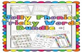 Jolly phonics tricky word bundle 1 - St. Daigh's National School...Jolly Phonics Tricky Word Assessment Thanks for purchasing my product!! How to get TPT credit to use on future purchases: