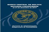 BANCO CENTRAL DE BOLIVIA ESTADOS FINANCIEROS · PDF file 2018. 2. 28. · BANCO CENTRAL DE BOLIVIA NOTAS A LOS ESTADOS FINANCIEROS AL 31 DE DICIEMBRE DE 2017 Y 2016 2.c.2) Saldos en
