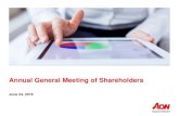Annual General Meeting of Shareholders · Risk Solutions: $7.4 Billion HR Solutions: $4.3 Billion Aon Risk Solutions Aon Benfield Aon Hewitt U.S. 52% Americas (excl. U.S.) 9% U.K.