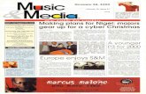Music DECEMBER 18, 1999 Media® · 18/12/1999  · SPIRIT OF GADD Swedish stalwart Eric Gadd's latest album, Spirit, released in Scandinavia via edel on the Strawberry Music label,
