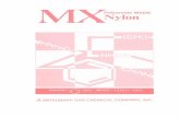 CONTENTS...ppa r e nt m el t v i s c os i t y ... Monofilaments 6007 . 4. Applications 4-1. NYLON-MXD6/nylon-6 blend films NYLON-MXD6 can be easily applied for the production of blend