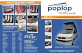 POPTOP SEAT BED SYSTEMS poplop - PopTop Leisure ...all IVA Compliant, M1 Test Compliant, EC Directive Compliant, VOSA / MOT Compliant, Full Embossed Certified and Insurance Compliant.