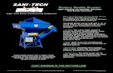 Sani-Tech · Sani-Tech Systems Inc. Rotary Bottle Buster 15 HP 1836 Bottle Buster 300 — 1 gallon / minute 2400 16 oz / minute 4869 lbs / hour 240v / - 3 Phase Specifications & Options