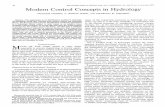 Modern Control Concepts in Hydrology · 46 IEEE TRANSACTIONSONSYSTEMS, MAN,ANDCYBERNETICS, VOL. SMC-5, NO. 1, JANUARY 1975 ModernControl Concepts in Hydrology NGUYENDUONG, C. BYRONWINN,
