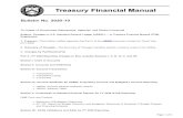 Bulletin No. 2020-10...Subject: Changes to U.S. Standard General Ledger (USSGL) — A Treasury Financial Manual (TFM) Supplement 1. Purpose—This bulletin notifies agencies that Part