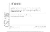 IEEE Std C57.106™-2006 , IEEE Guide for Acceptance and ... · IEEE Std C57.106™-2006 (Revision of IEEE Std C57.106-2002) IEEE Guide for Acceptance and Maintenance of Insulating