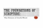The Foundations of Scripture, Part 1 - Post€¦ · %xw wkh &rxqvhoru wkh +ro\ 6slulw wkh )dwkhu zloo vhqg +lp lq 0\ qdph zloo whdfk \rx doo wklqjv dqg uhplqg \rx ri hyhu\wklqj ,