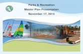 Parks & Recreation Master Plan Presentation November 17, …Secure Site ...2015/11/17  · 10 pts – Tennis Court 5 pts – Playground 6 pts – Restroom Total Pts = 28.7 5.7 pts