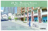 23 St. Thomas Street€¦ · SEPHORA BLOOR STREET WEST SULTAN STREET AVENUE ROAD BAY STREET BELLAIR STREET ST. THOMAS STREET 49,889 people 130 BLOOR HERMÈS within 1 km of 23 St.