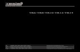 TR6-TR8-TR10-TR12-TR14 · 2015. 9. 7. · TR6-TR8-TR10-TR12-TR14 . it SERIE TR6-TR8-TR10-TR12-TR14 Istruzioni d’installazione e uso en TR6-TR8-TR10-TR12-TR14 SERIES Installation