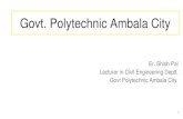 Govt. Polytechnic Ambala Citygpambala.ac.in/wp-content/uploads/2020/04/ERBC-R... · Important Points from Presentation : A design engineer’s responsibility should include assuring