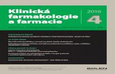 Klinická 2016 farmakologie a farmacie · publikace Kontrolní modul lékových interakcí DrugAgency, a. s., dříve Infopharm (4). Toto sdělení přináší informace, kolik jakých