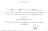 santpuriaalloys.comsantpuriaalloys.com/file/Santpuria Envirmental Compliance.pdf · up to 30/04/2020 Online continuous stack (emission) monitoring system, with respect to PM & S02
