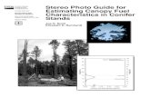 Stereo Photo Guide for Estimating Canopy Fuel Characteristics in … · 2009. 2. 11. · Report RMRS-GTR-145 March 2005 Stereo Photo Guide for Estimating Canopy Fuel Characteristics