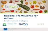 National Frameworks for Action - European Commission · Frameworks for Action Collaborative agreement between a number of key public and private organisations to take action against