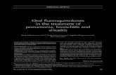 Oral fluoroquinolones in the treatment of pneumonia ... · PDF file Acute maxillary sinusitis (SIN) is a condition character-ized by facial pain, purulent nasal discharge, maxillary