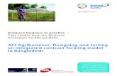 ACI Agribusiness: Designing and testing an integrated ... · Case studies from the Business Innovation Facility portfolio. ACI Agribusiness: Designing and testing an integrated contract