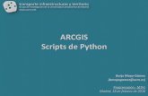 ARCGIS Scripts de Python - Academia Cartagena99€¦ · ARCGIS Scripts de Python Borja Moya-Gómez (bmoyagomez@ucm.es) Programación - MTIG Madrid, 18 de febrero de 2016