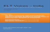 ELT Voices Indiaeltvoices.in/Volume3/Issue_2/EVI_32_2.pdf · The Effect of Exposing Upper-Intermediate EFL learners to Idiomatic Expressions through Poetry on Improving their Metaphorical