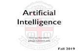 Artiﬁcial Intelligence - Brown University · 2019. 9. 5. · Required Text Artiﬁcial Intelligence, A Modern Approach Russell & Norvig, 3rd Edition.