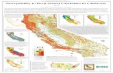 Susceptibility to Deep-Seated Landslides in California · San Joaquin Tuolumne Mariposa Madera Fresno Stanislaus Merced Monterey Kings Tulare Kern San Luis Obispo Santa Barbara Ventura
