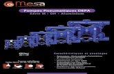Pompes Pneumatiques DEPA - Mesa · DEPA DH®sont disponibles aux dimensions nominales de 15 mm (DN15), 25 mm (DN25), 40 mm (DN40), 50 mm (DN50) et 80 mm (DN80). Equipées du système