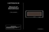 Manual de Instalação e Manutenção - Hitachi Ar Condicionado...3 4. Recursos A mini estação central (PSC-A32MN) é um controlador de ar condicionado que controla e monitora, no
