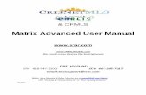 SRAR Matrix Advanced Manual& CRMLS Matrix Advanced User Manual   (for small screen devices like Smartphones) CRIS HELPLINE: SFV 818-947-2202 SCV 661-295-7117 email: techsupport